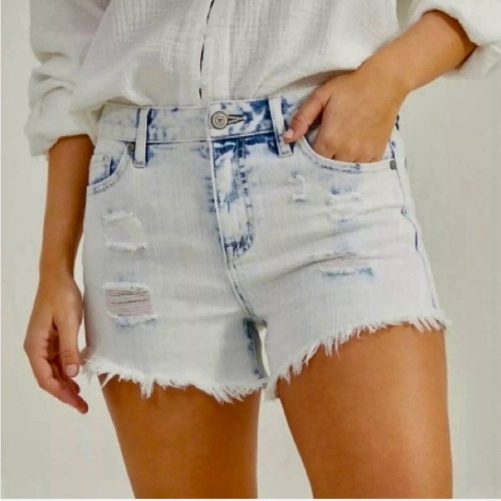 Altar’d State Distressed Denim Shorts Size L
